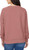 Buffalo David Bitton Women's Super Soft Fleece V-Neck Pullover Sweatshirt, Taupe Rose, Large