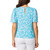 Draper James Women's Flutter Sleeve Blouse, Blue, Medium