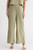 Adrianna Papell Women's Wide Leg Crop Pants, Green, Medium