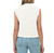 BLANKNYC Women's Sweater Vest, Sleeveless Knit Textured, Cream, Small