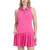 Tretorn Women's Sleeveless Polo Top, Built in Bra, French Fuchsia, Large