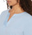 Banana Republic Women's V-Neck 3/4 Length Sleeves Shirt, Blue, X-Large