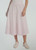 Matty M Women's Linen Blend Midi Skirt With Pockets, Light Purple, 2X-Large
