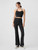 GapFit Women's Flare Legging, High Waisted Sweat Wicking, Black, X-Large