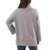 CYRUS Women's Cowl Neck Sweater, Medium Heather Gray, 2X-Large