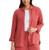 Jessica Simpson Gauze Women's Button Down Long Sleeve, Red, X-Large