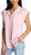 Jachs Girlfriend New York Women's Button Front Blouse, Pink, Small