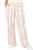 Roxy Stripe Linen Blend Cargo Pocket Pants, Pink, X-Small