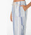 Roxy Stripe Linen Blend Cargo Pocket Pants, Blue, Medium