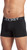 Jockey Men's Underwear ActiveStretch 4" Boxer Brief - 6 Pack, Black, M