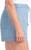 Hilary Radley Women's Lightweight Pull on Tencel Short, Blue, Medium