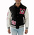 Disney Adult Unisex Varsity Patches Jacket, Black, Large/X-Large Costco