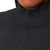 Mondetta Active Women's Long Sleeve Active Ribbed 1/2 Zip Top with Thumb Holes, Black, Medium