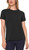 Mondetta World Outfitter Women's Active Stretch Short Sleeve Tee Shirt, Black, Large