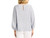 Matty M Women's Linen Blend 3/4 Sleeve Top, Denim, Medium