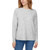 Legendary Outfitters Women's Cable Crewneck Sweater, Heather Gray, Small