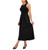 DKNY Women's Sleeveless Maxi Dress, Black, Small
