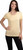 KIRKLAND Signature Women's Scoop Neck Short Sleeve Pima Tee, Yellow, X-Large