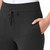Mondetta Women's Stretch High Rise Straight Leg Active Pant, Black, 2X-Large