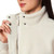 Mondetta Women's Sherpa Full Zip Short Fleece Jacket, White, Large