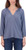 Lucky Brand Women's Notch V-Neck Top, Delft, Medium