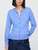 Gap Women's Soft Knit Crewneck Cardigan, Blue, Small