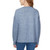 Legendary Outfitters Women's Cable Crewneck Sweater, Blue Heather, 2X-Large