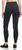 Danskin Women's Satin Stitch High Rise 7/8 Leggings, Black Salt, Small