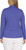 Greg Norman Women's Long Sleeve Ribbed 1/4 Zip Top, Blue, Large