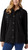 32 Degrees Heat Women's Relaxed Fit Long Sleeve Button-Up Shirt, Heather Black, Medium