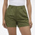 Jachs Girlfriend Women's High Waist Pleated Shorts, Green, 8