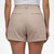 Jachs Girlfriend Women's High Waist Pleated Shorts, Tan, 12