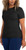 Spyder Active Women's Short Sleeve Active Tee Shirt, Black Heather, Medium