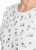 Hilary Radley Two-Layer Printed White T-Shirt, Off White & Black, Small