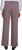 DKNY Women's Stretch High Rise Wide Leg Pant, Brown, 4