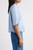 Beach Lunch Lounge Women's Blue Clo Eyelet Border Button Up Shirt, Azure Bliss, X-Large