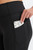 Fabletics Women's Oasis Pureluxe Legging With Pockets, Black, Large