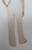 Sound Style Women's Linen Pants, Wide Leg, Tan, 2X-Large