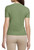 Banana Republic Women's Linen Blend Short Sleeve Top, Green, Small