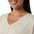 32 Degrees Cool Women's Soft Luxe Short Sleeve V-Neck Top, Tan, Small