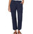 Well Worn Women's Twill Cargo Pant, Twill Stretch Pockets, Navy, 10