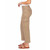 Well Worn Women's Twill Cargo Pant, Twill Stretch Pockets, Tan, 6