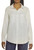 Gap Women's Gauze Button Front Shirt, White, 2X-Large