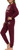 Keith Haring Women's 2 Piece Super Soft Fleece Pajama Set,  Burgundy, Small