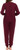 Keith Haring Women's 2 Piece Super Soft Fleece Pajama Set,  Burgundy, Small