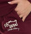 Keith Haring Women's 2 Piece Super Soft Fleece Pajama Set,  Burgundy, Small