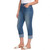 FRYE Since 1863 Women's Cuffed Crop Jean, Amari Wash, 6