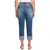FRYE Since 1863 Women's Cuffed Crop Jean, Amari Wash, 6