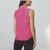 Mondetta Sleeveless 1/4 Zip Polo, Raspberry Sorbet, Medium