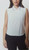 Mondetta Sleeveless 1/4 Zip Polo, Anti Odor Polygiene, White, X-Large
